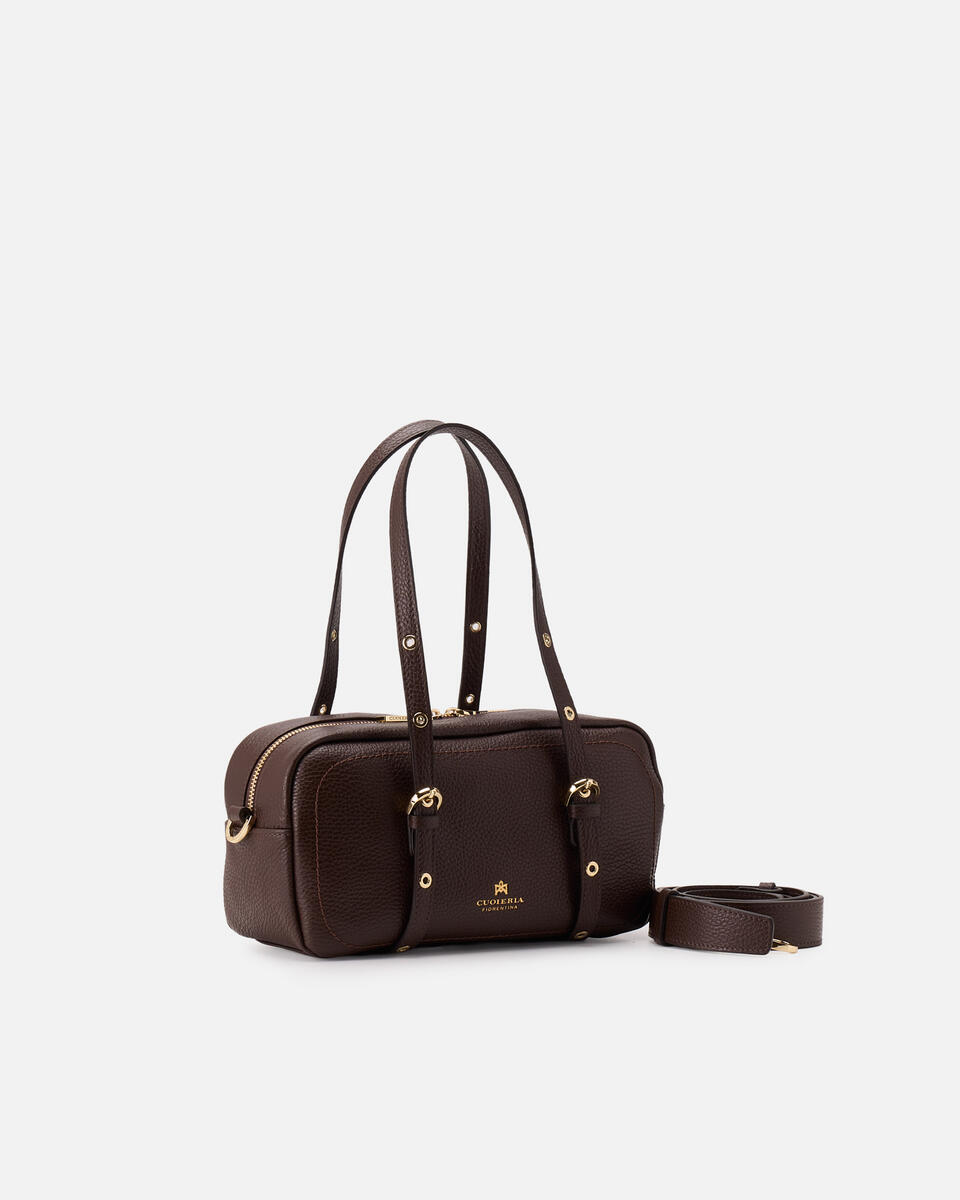DUFFLE BAG Schokolade  - Schultertaschen - Damen Taschen - Tasche - Cuoieria Fiorentina