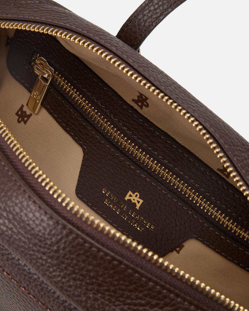 DUFFLE BAG Schokolade  - Schultertaschen - Damen Taschen - Tasche - Cuoieria Fiorentina