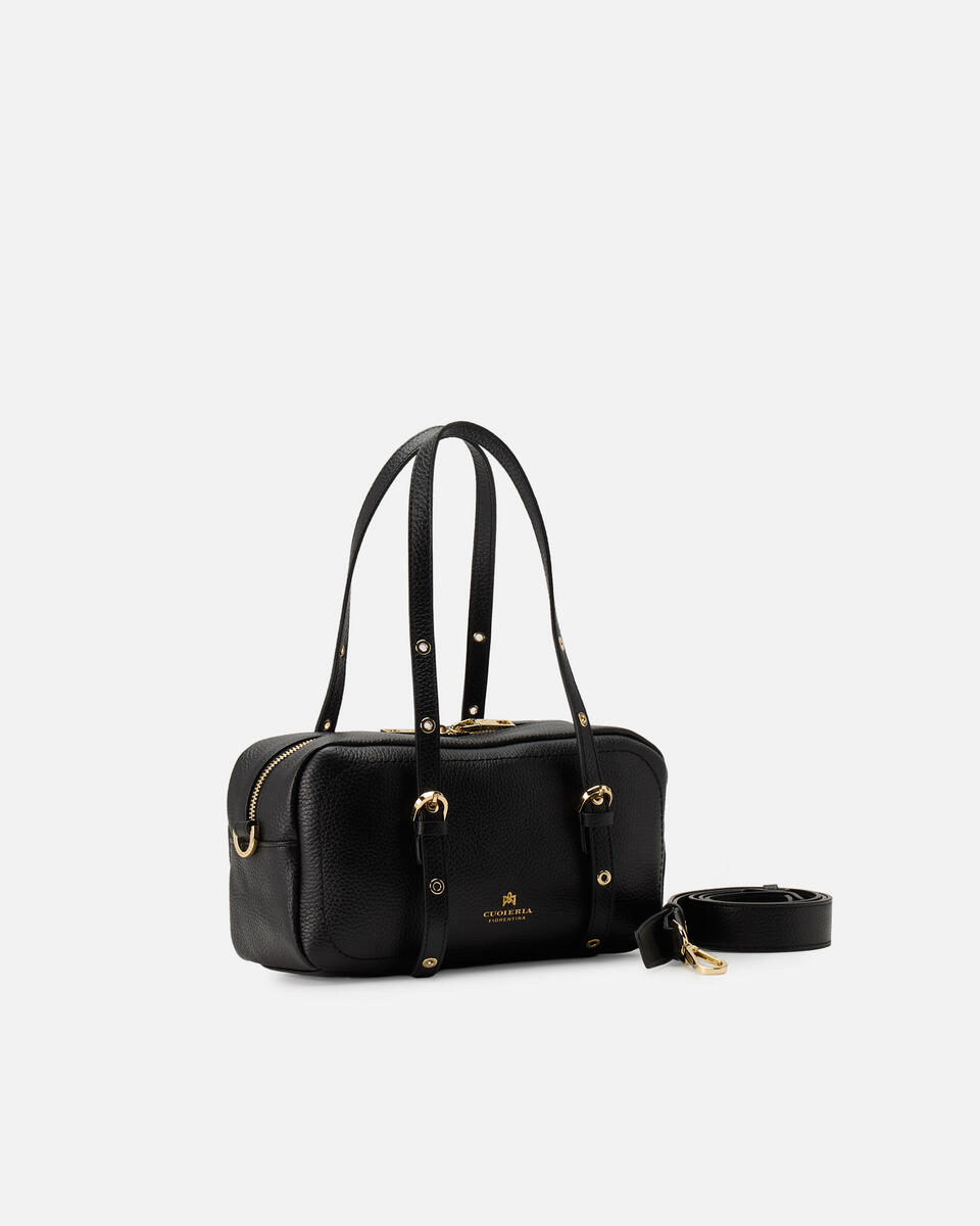 DUFFLE BAG Schwarz  - Schultertaschen - Damen Taschen - Tasche - Cuoieria Fiorentina