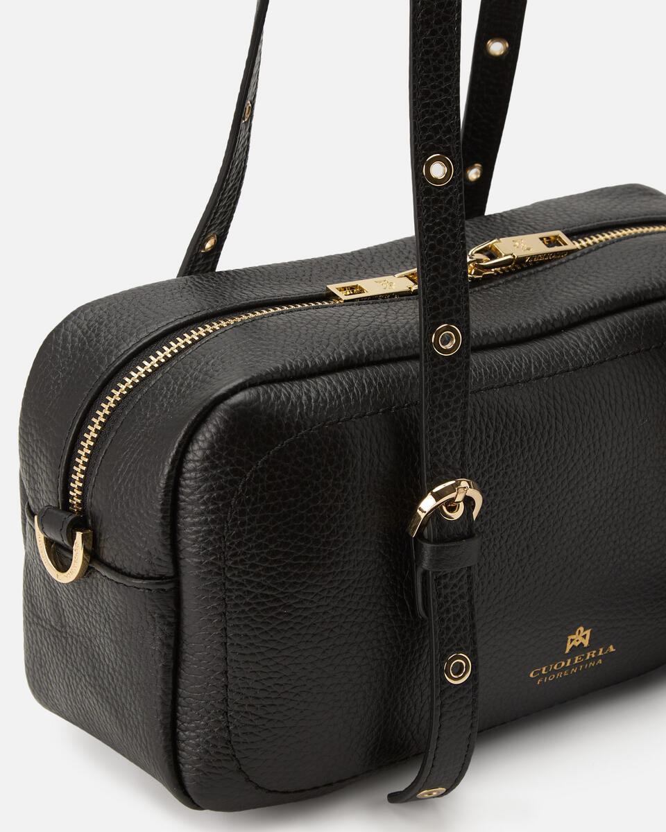 DUFFLE BAG Schwarz  - Schultertaschen - Damen Taschen - Tasche - Cuoieria Fiorentina