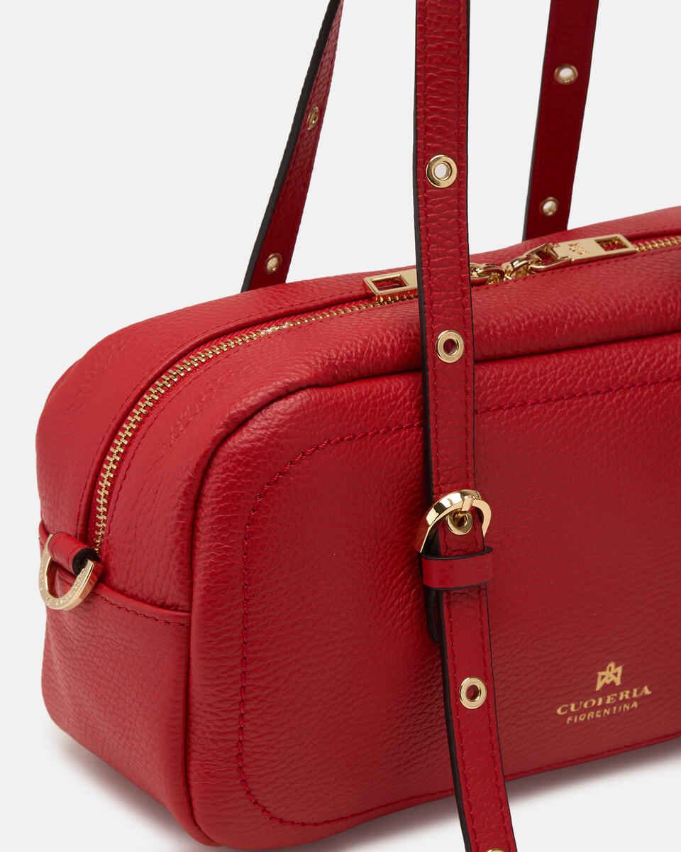 DUFFLE BAG Tomato  - Schultertaschen - Damen Taschen - Tasche - Cuoieria Fiorentina
