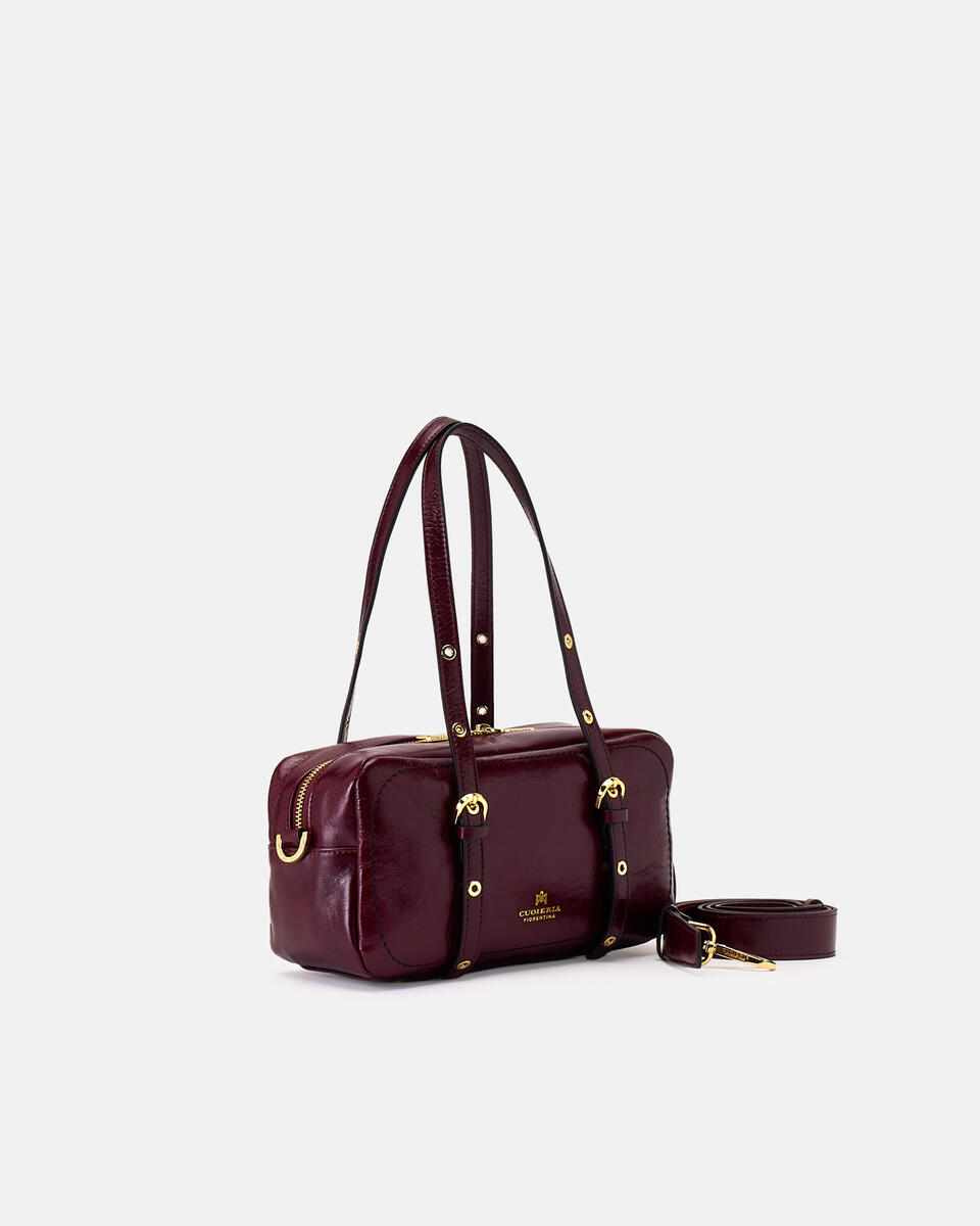 DUFFLE Schwarzkirsche  - Schultertaschen - Damen Taschen - Tasche - Cuoieria Fiorentina