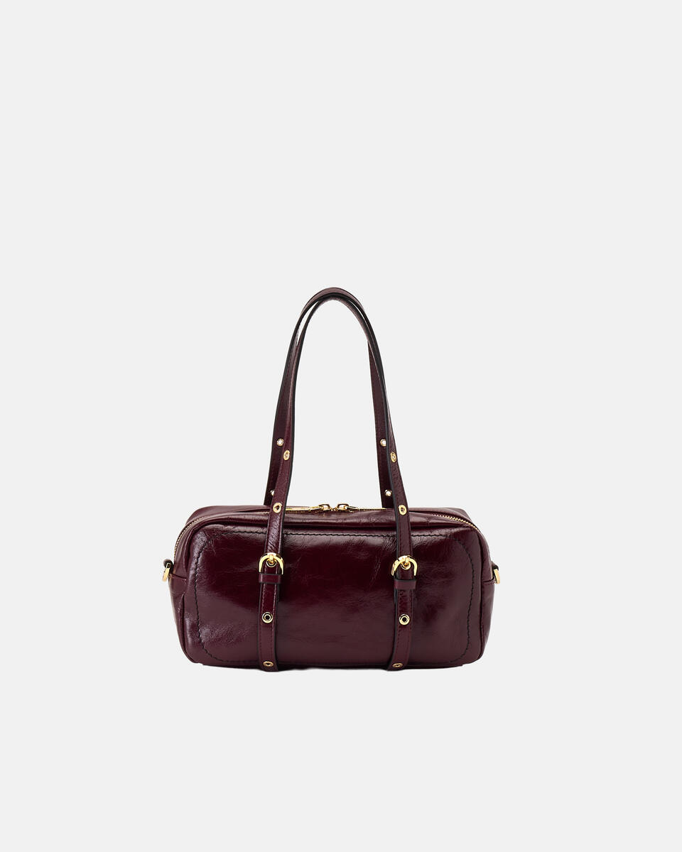 DUFFLE Schwarzkirsche  - Schultertaschen - Damen Taschen - Tasche - Cuoieria Fiorentina