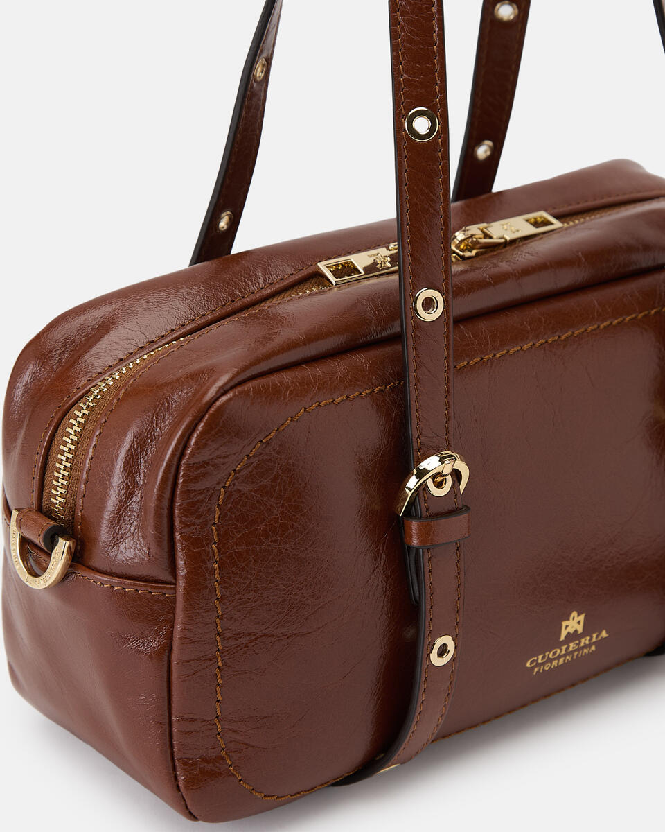 DUFFLE Karamell  - Schultertaschen - Damen Taschen - Tasche - Cuoieria Fiorentina