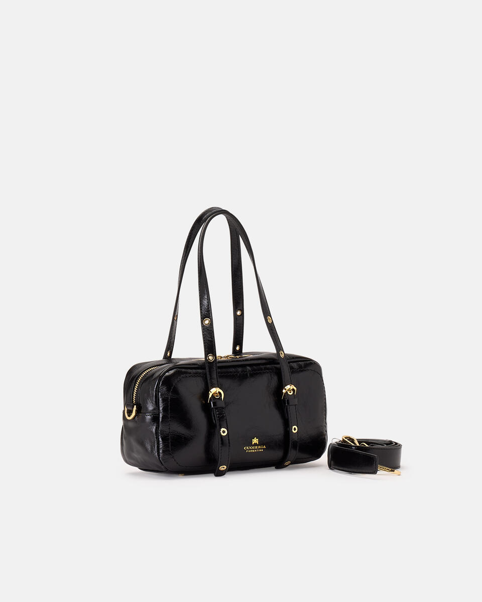 DUFFLE Schwarz  - Schultertaschen - Damen Taschen - Tasche - Cuoieria Fiorentina