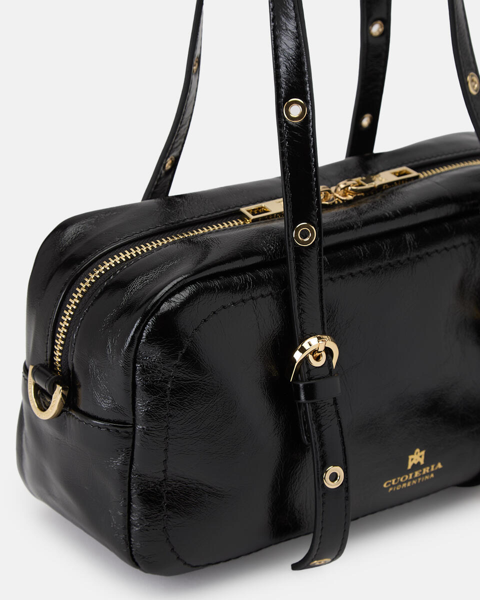 DUFFLE Schwarz  - Schultertaschen - Damen Taschen - Tasche - Cuoieria Fiorentina