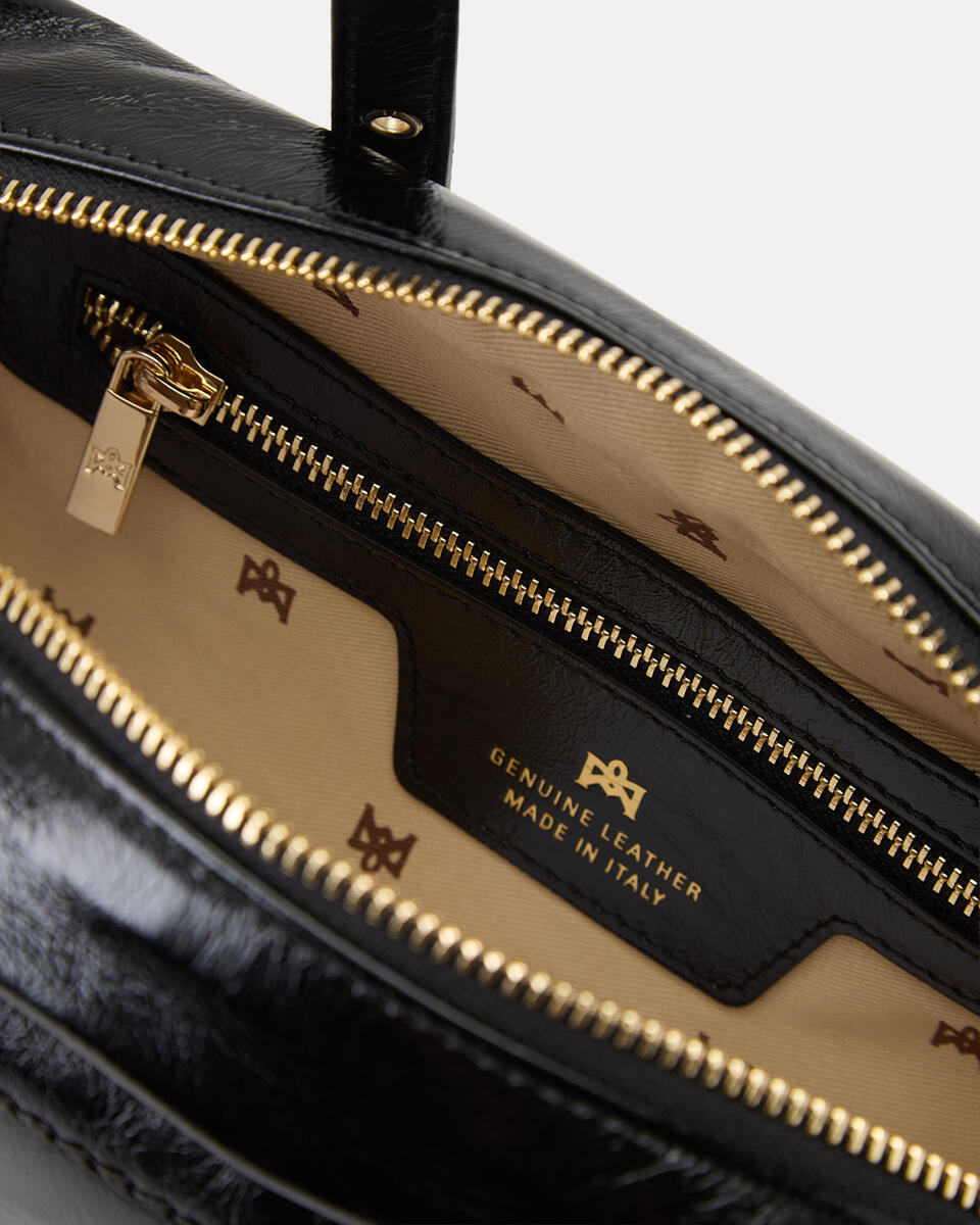 DUFFLE Schwarz  - Schultertaschen - Damen Taschen - Tasche - Cuoieria Fiorentina