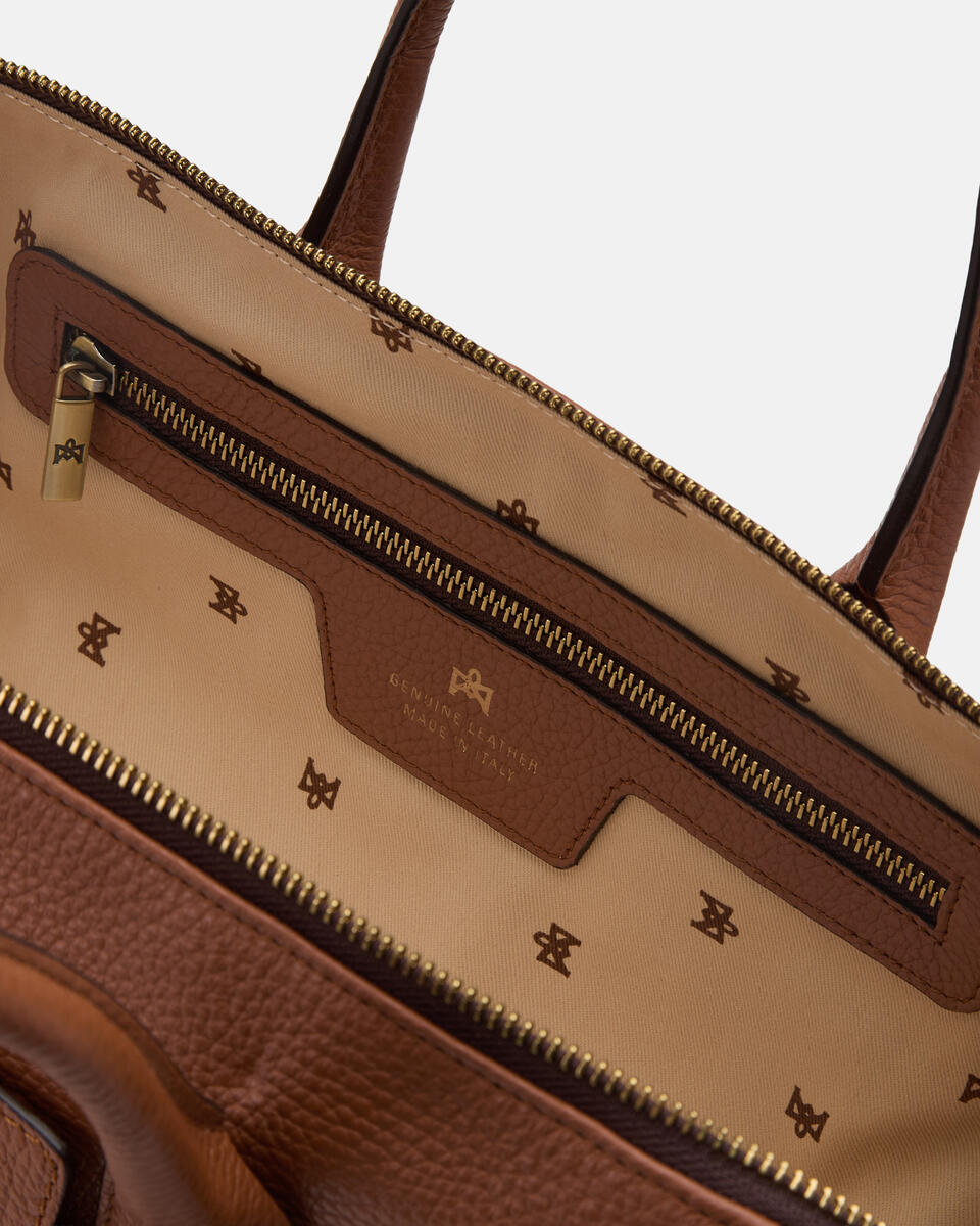 HANDTASCHE Karamell  - Cuoieria Fiorentina