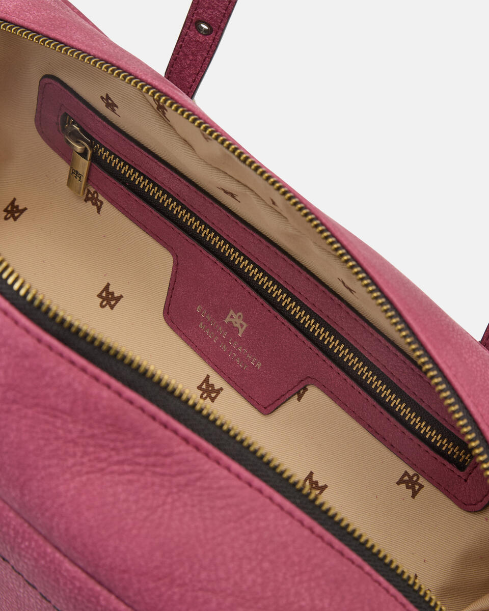 LARGE DUFFLE Ciclamino  - Schultertaschen - Damen Taschen - Tasche - Cuoieria Fiorentina