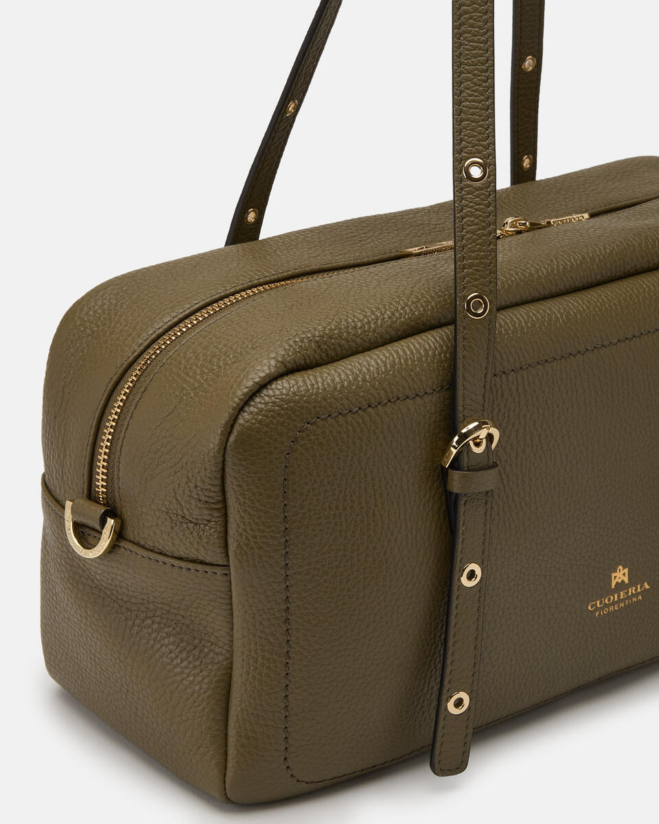 LARGE DUFFLE BAG Waldgrün  - Cuoieria Fiorentina