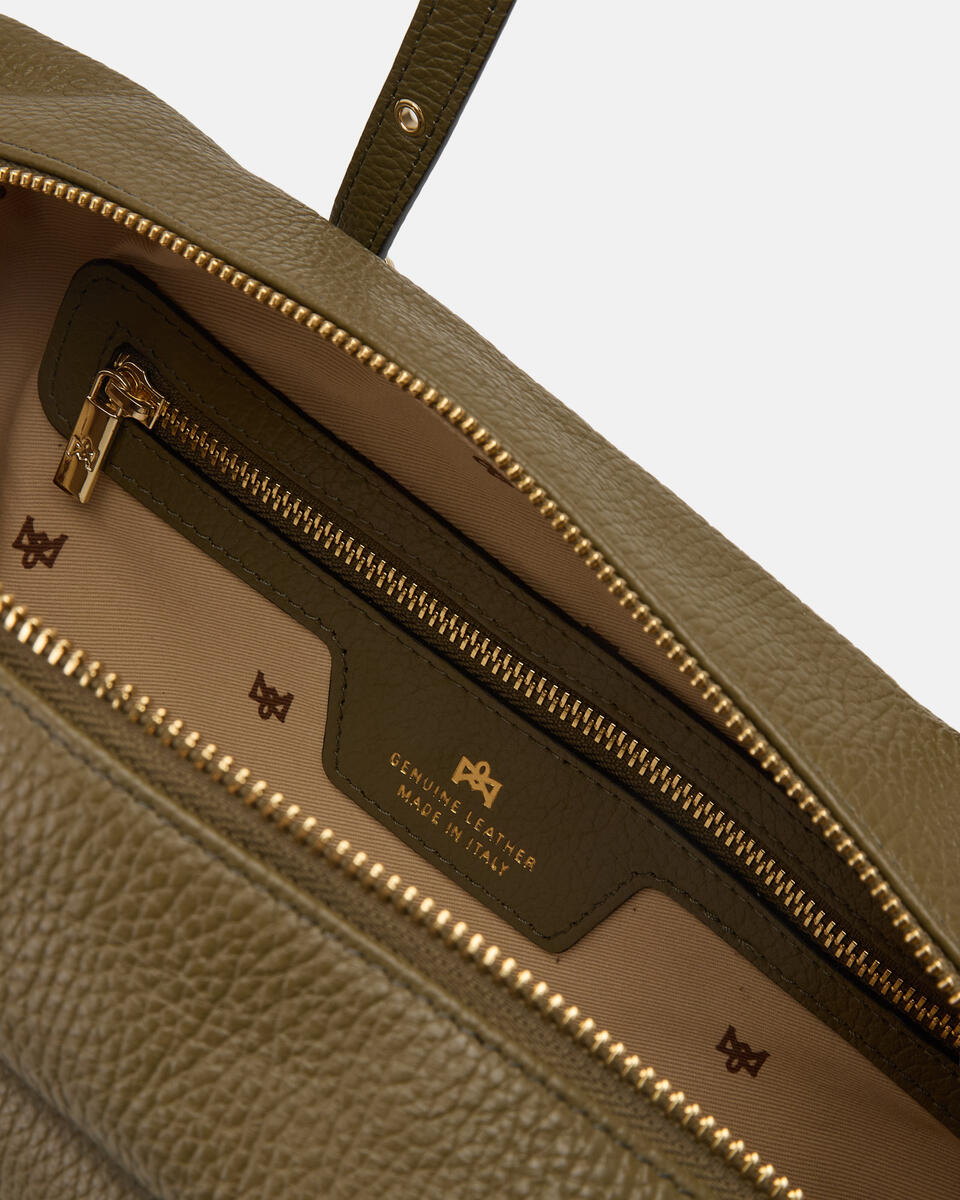 LARGE DUFFLE BAG Waldgrün  - Cuoieria Fiorentina