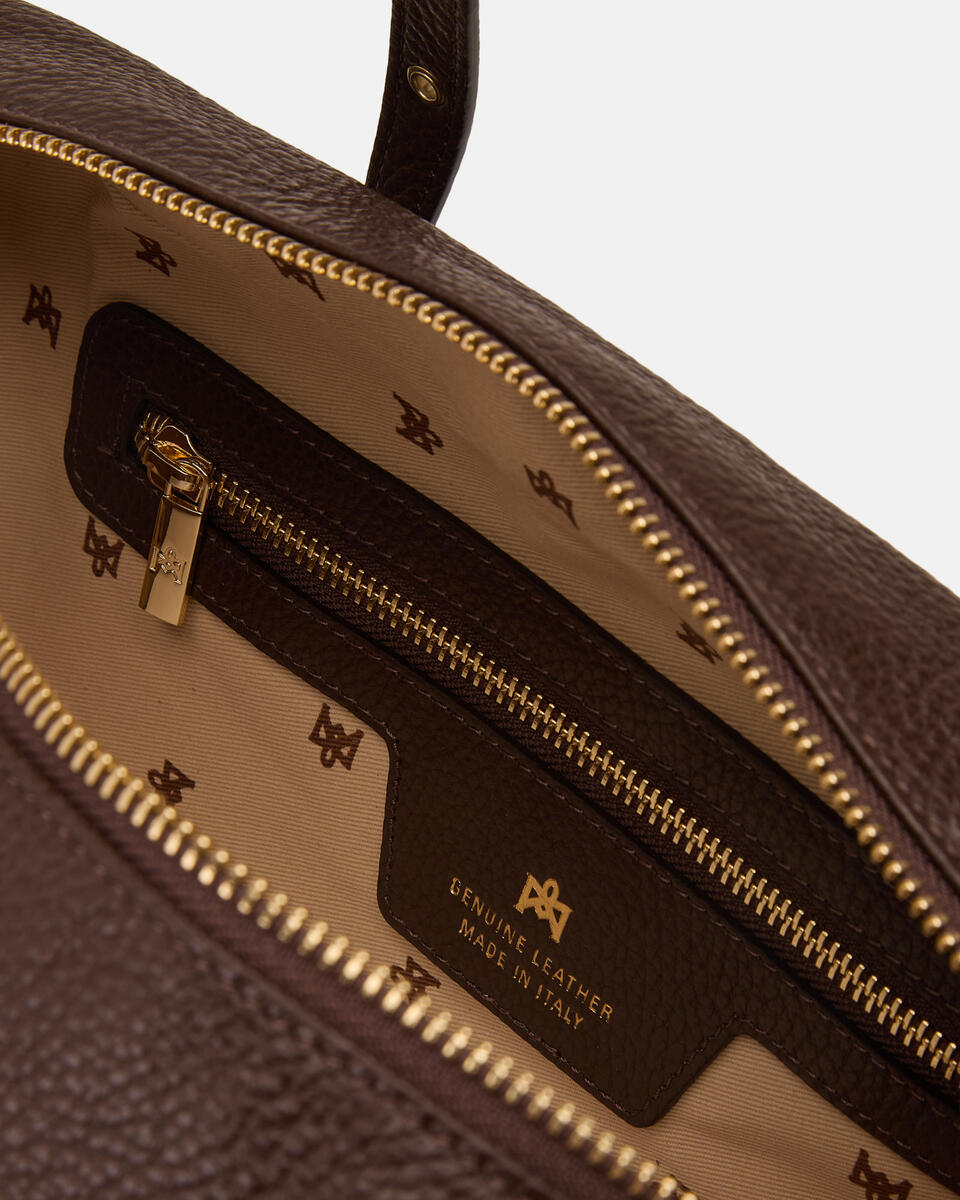 LARGE DUFFLE BAG Schokolade  - Cuoieria Fiorentina