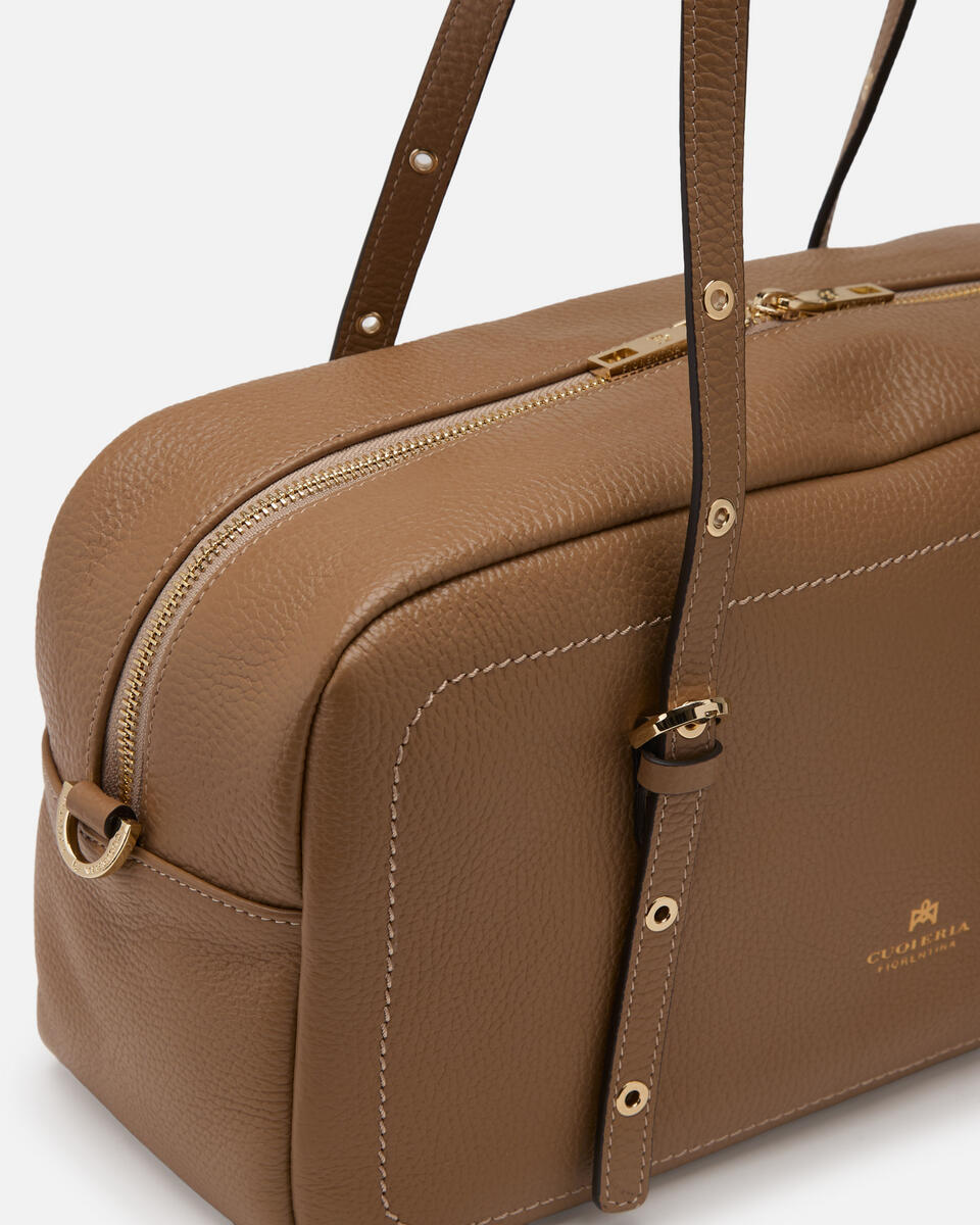 LARGE DUFFLE BAG Desert  - Schultertaschen - Damen Taschen - Tasche - Cuoieria Fiorentina