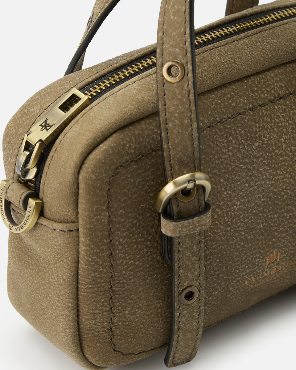 MINI DUFFLE BAG Waldgrün  - Mini Bags - Damen Taschen - Tasche - Cuoieria Fiorentina