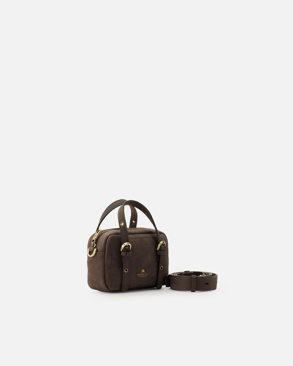 MINI DUFFLE BAG Schokolade  - Mini Bags - Damen Taschen - Tasche - Cuoieria Fiorentina
