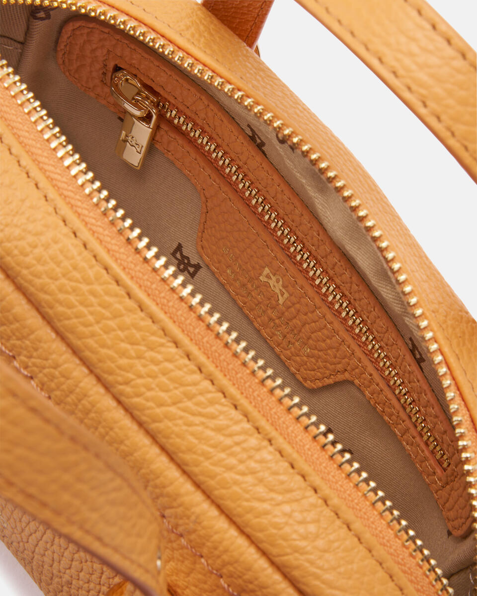 MINI DUFFLE BAG Apricot  - Mini Bags - Damen Taschen - Tasche - Cuoieria Fiorentina