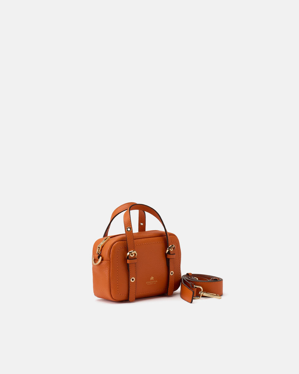 MINI DUFFLE BAG Orange  - Mini Bags - Damen Taschen - Tasche - Cuoieria Fiorentina