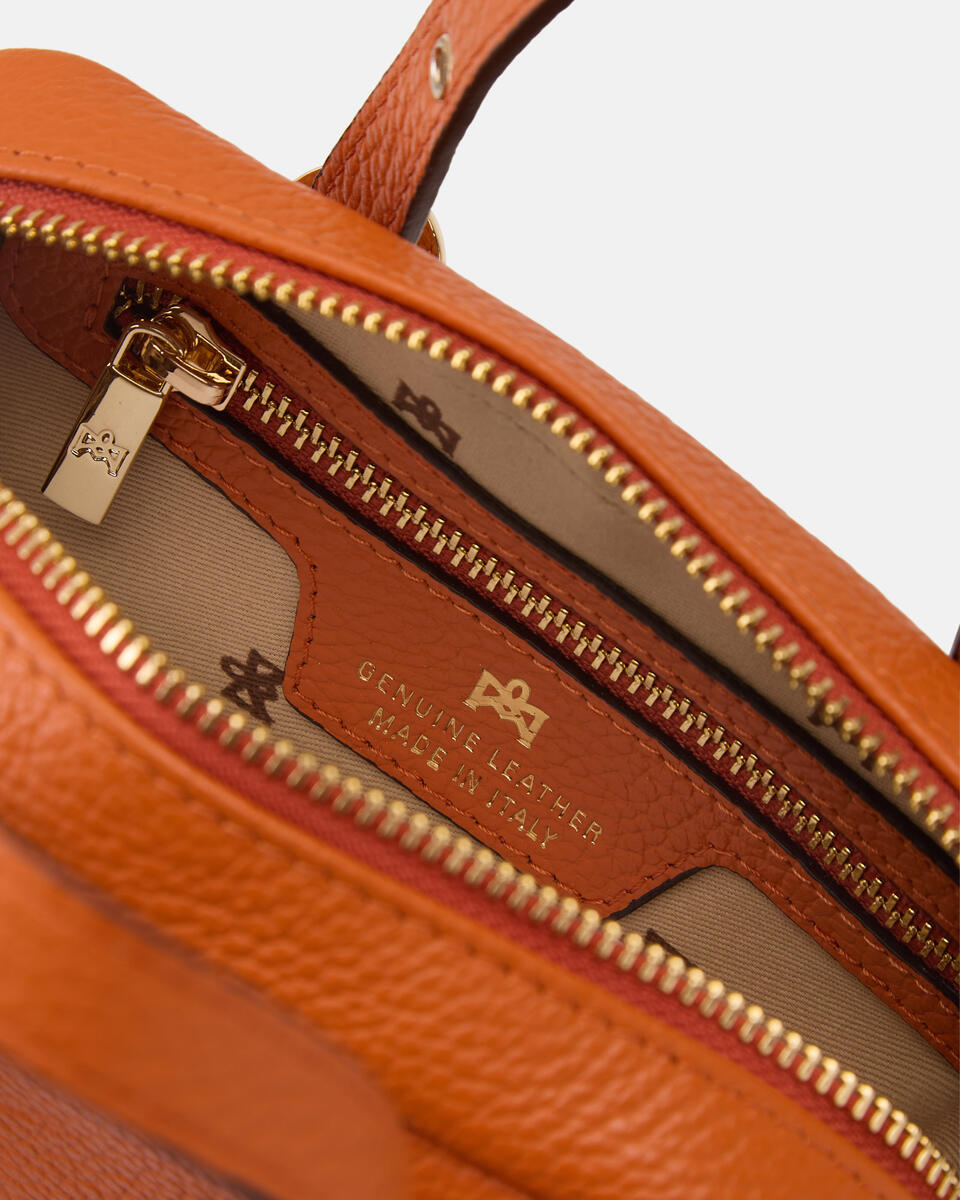 MINI DUFFLE BAG Orange  - Mini Bags - Damen Taschen - Tasche - Cuoieria Fiorentina