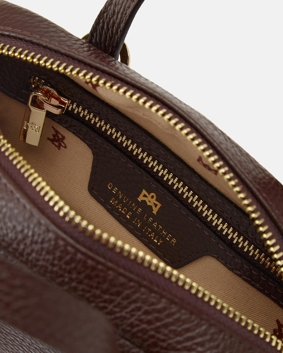 MINI DUFFLE BAG Schokolade  - Mini Bags - Damen Taschen - Tasche - Cuoieria Fiorentina