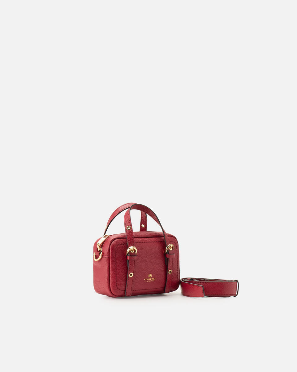MINI DUFFLE BAG Cherry  - Mini Bags - Damen Taschen - Tasche - Cuoieria Fiorentina