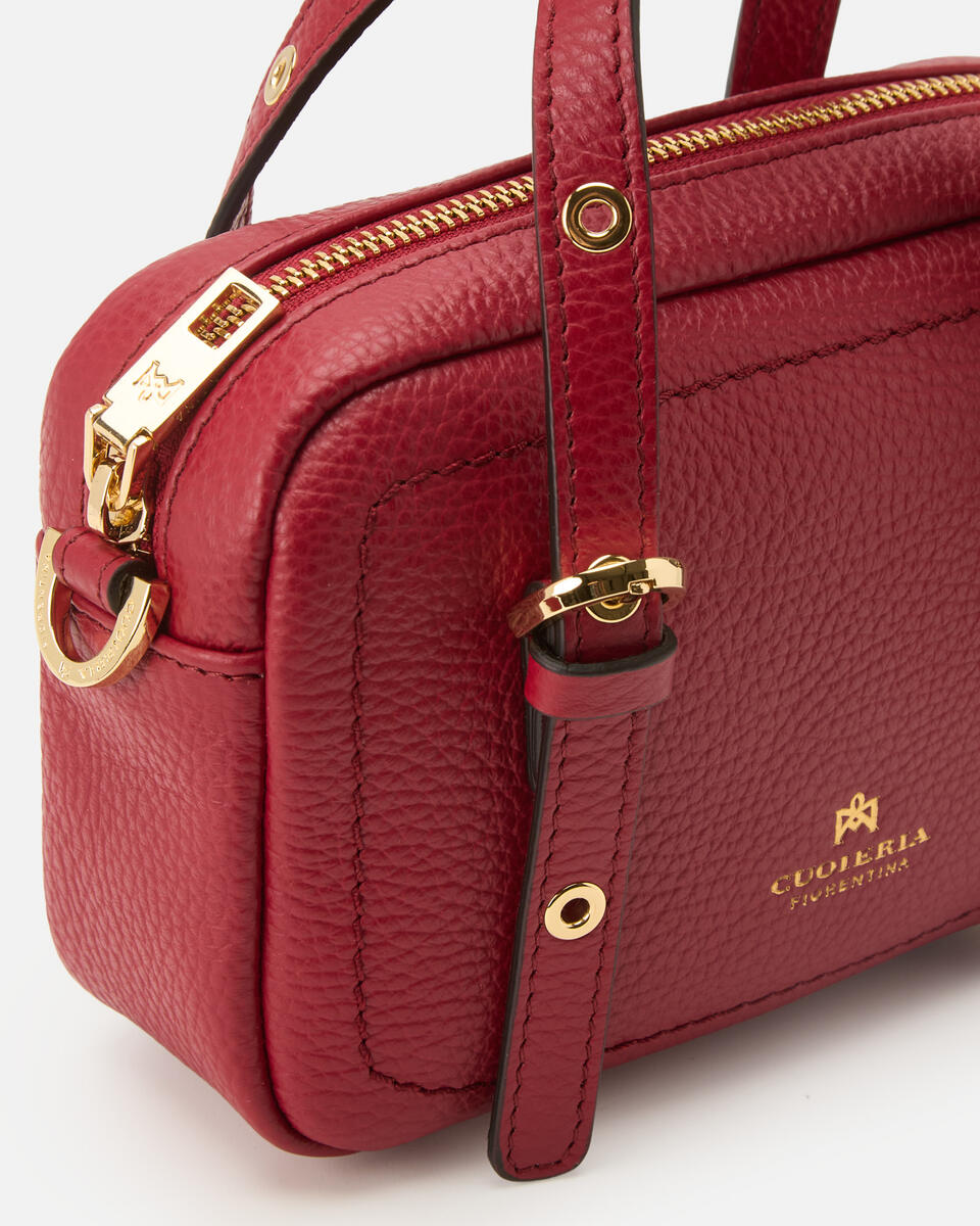 MINI DUFFLE BAG Cherry  - Mini Bags - Damen Taschen - Tasche - Cuoieria Fiorentina