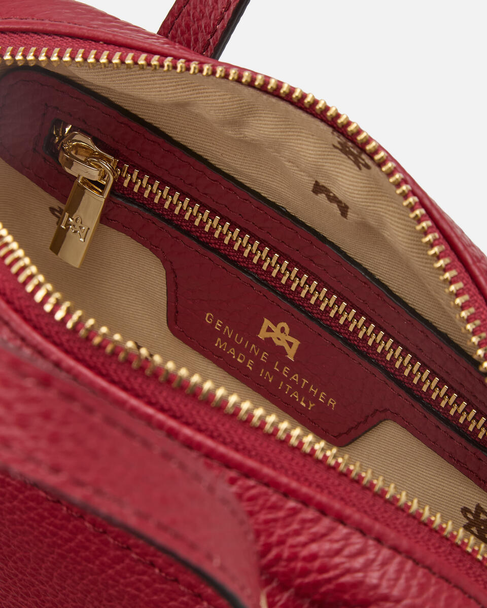 MINI DUFFLE BAG Cherry  - Mini Bags - Damen Taschen - Tasche - Cuoieria Fiorentina