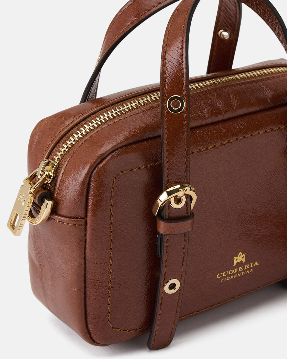 mini duffle Karamell  - Cuoieria Fiorentina