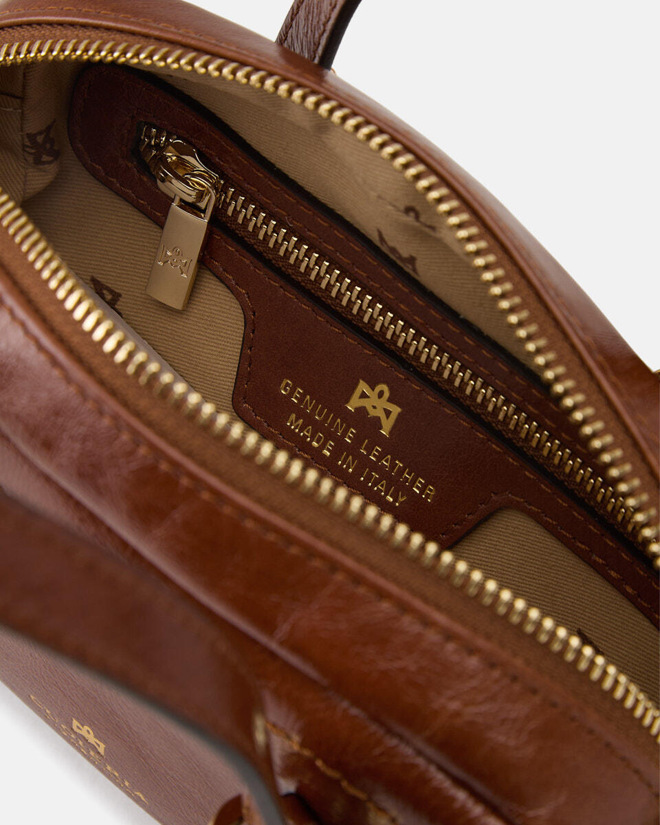 mini duffle Karamell  - Cuoieria Fiorentina