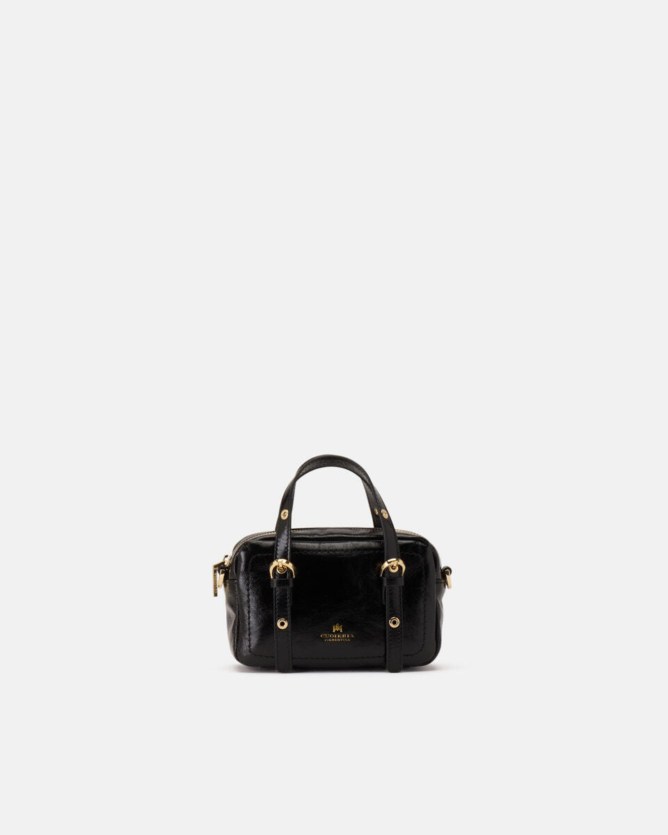 mini duffle Schwarz  - Handtaschen - Damen Taschen - Tasche - Cuoieria Fiorentina