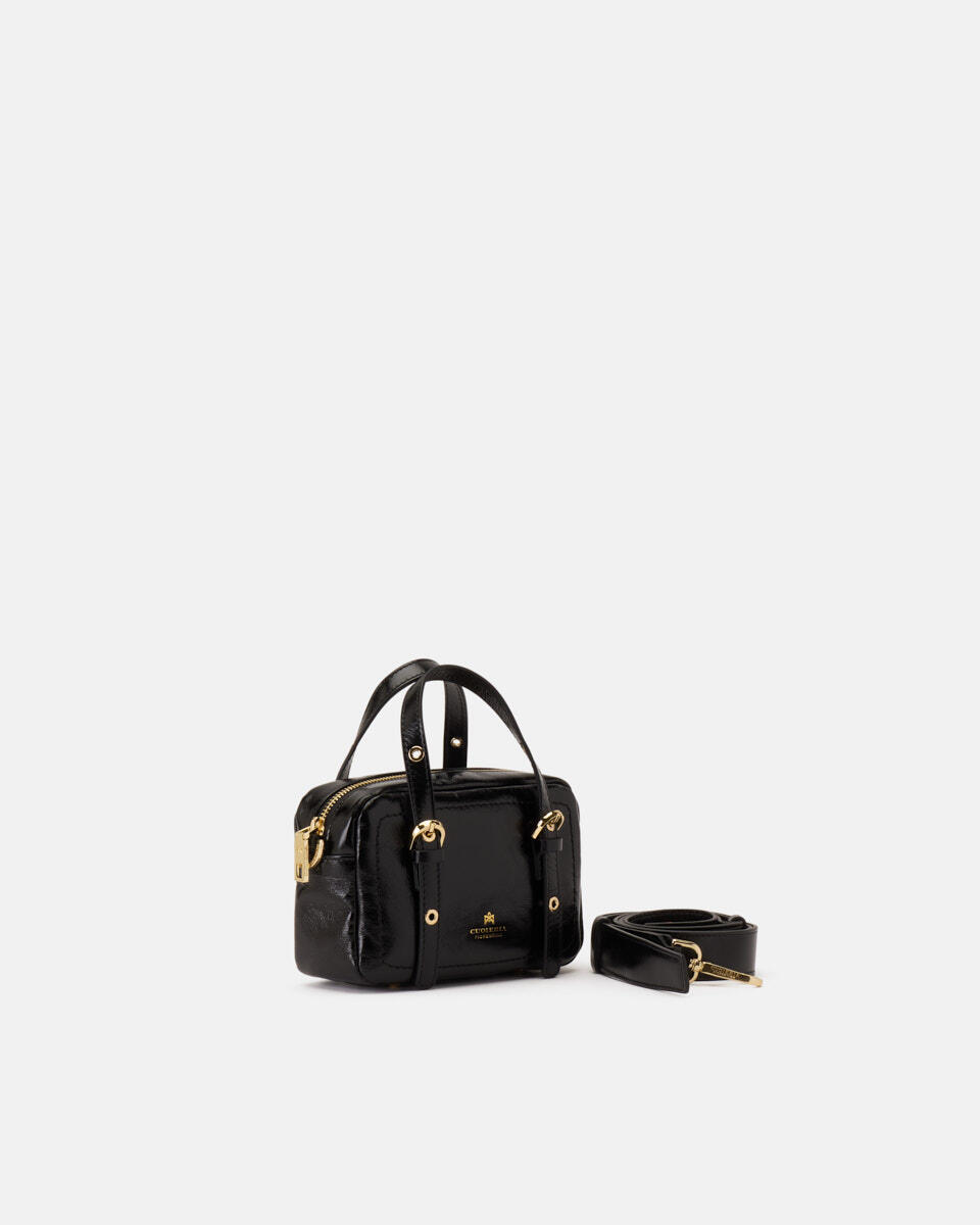 mini duffle Schwarz  - Handtaschen - Damen Taschen - Tasche - Cuoieria Fiorentina