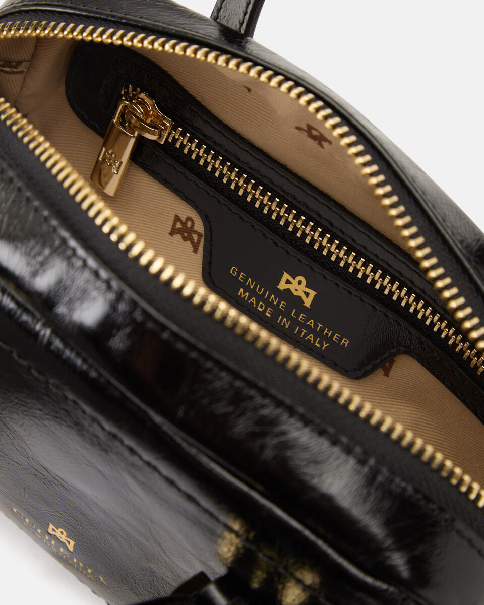 mini duffle Schwarz  - Handtaschen - Damen Taschen - Tasche - Cuoieria Fiorentina