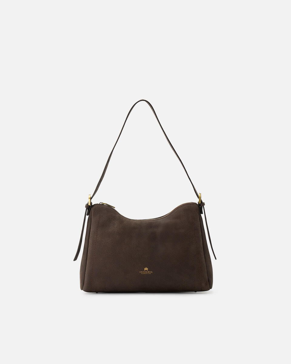 QUADRAT-SCHULTERTASCHE Schokolade  - Schultertaschen - Damen Taschen - Tasche - Cuoieria Fiorentina