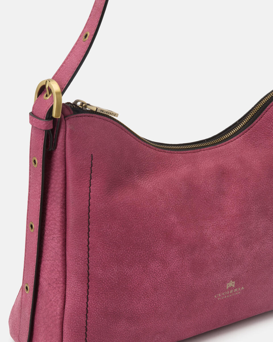 QUADRAT-SCHULTERTASCHE Zyklamen  - Schultertaschen - Damen Taschen - Tasche - Cuoieria Fiorentina