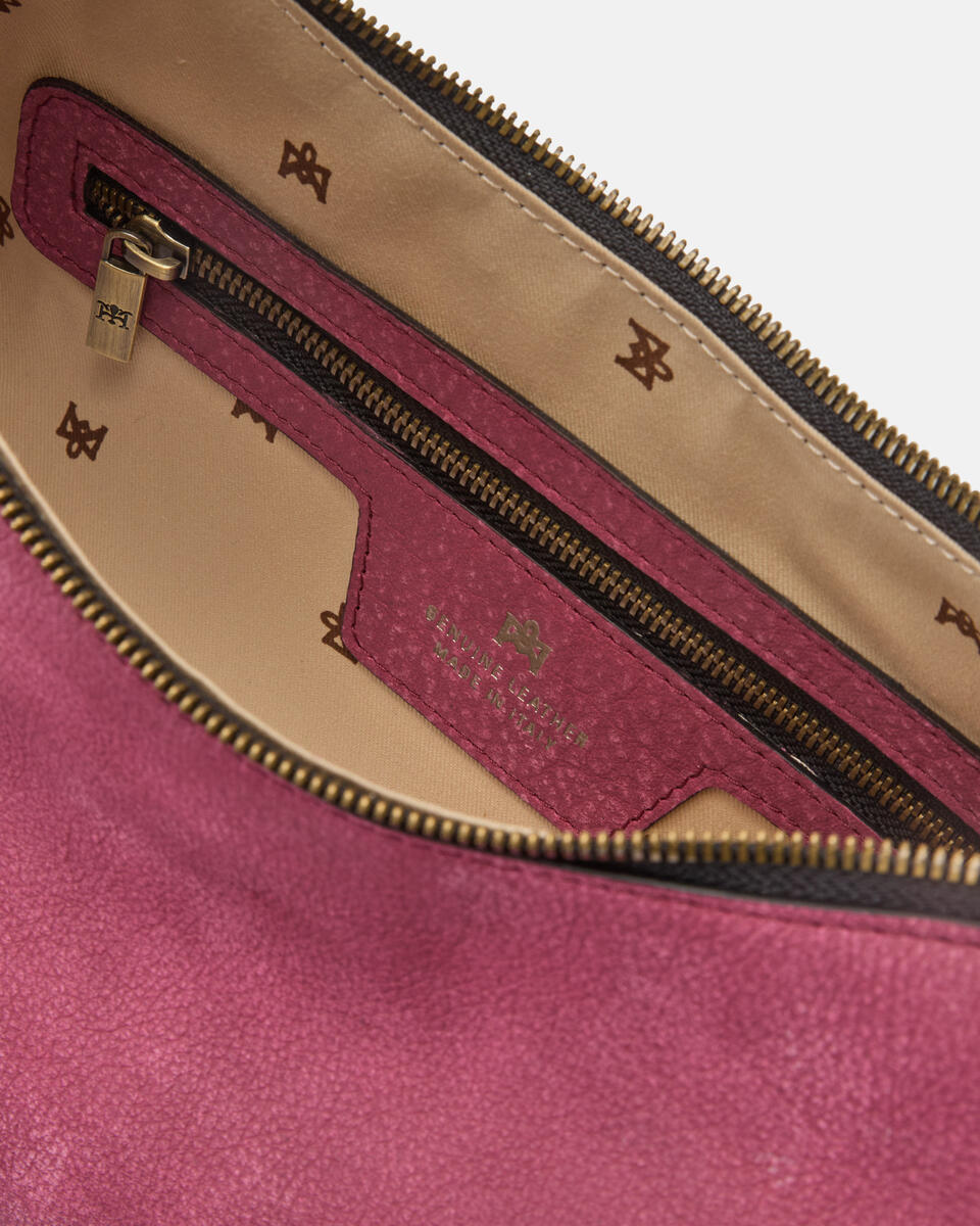 QUADRAT-SCHULTERTASCHE Zyklamen  - Schultertaschen - Damen Taschen - Tasche - Cuoieria Fiorentina