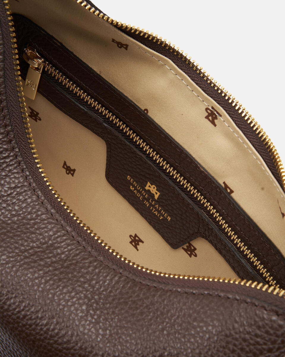 QUADRAT-SCHULTERTASCHE Schokolade  - Schultertaschen - Damen Taschen - Tasche - Cuoieria Fiorentina