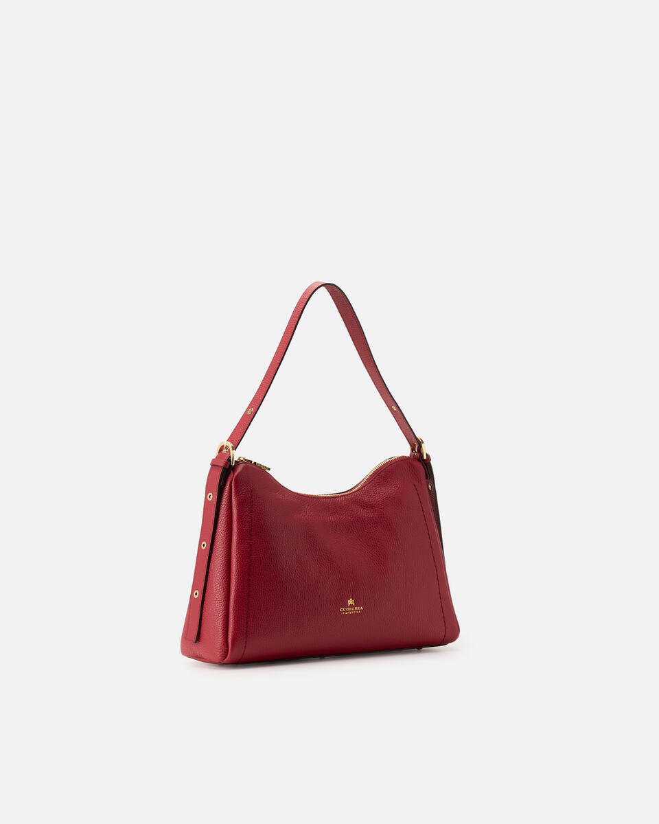 QUADRAT-SCHULTERTASCHE Cherry  - Schultertaschen - Damen Taschen - Tasche - Cuoieria Fiorentina