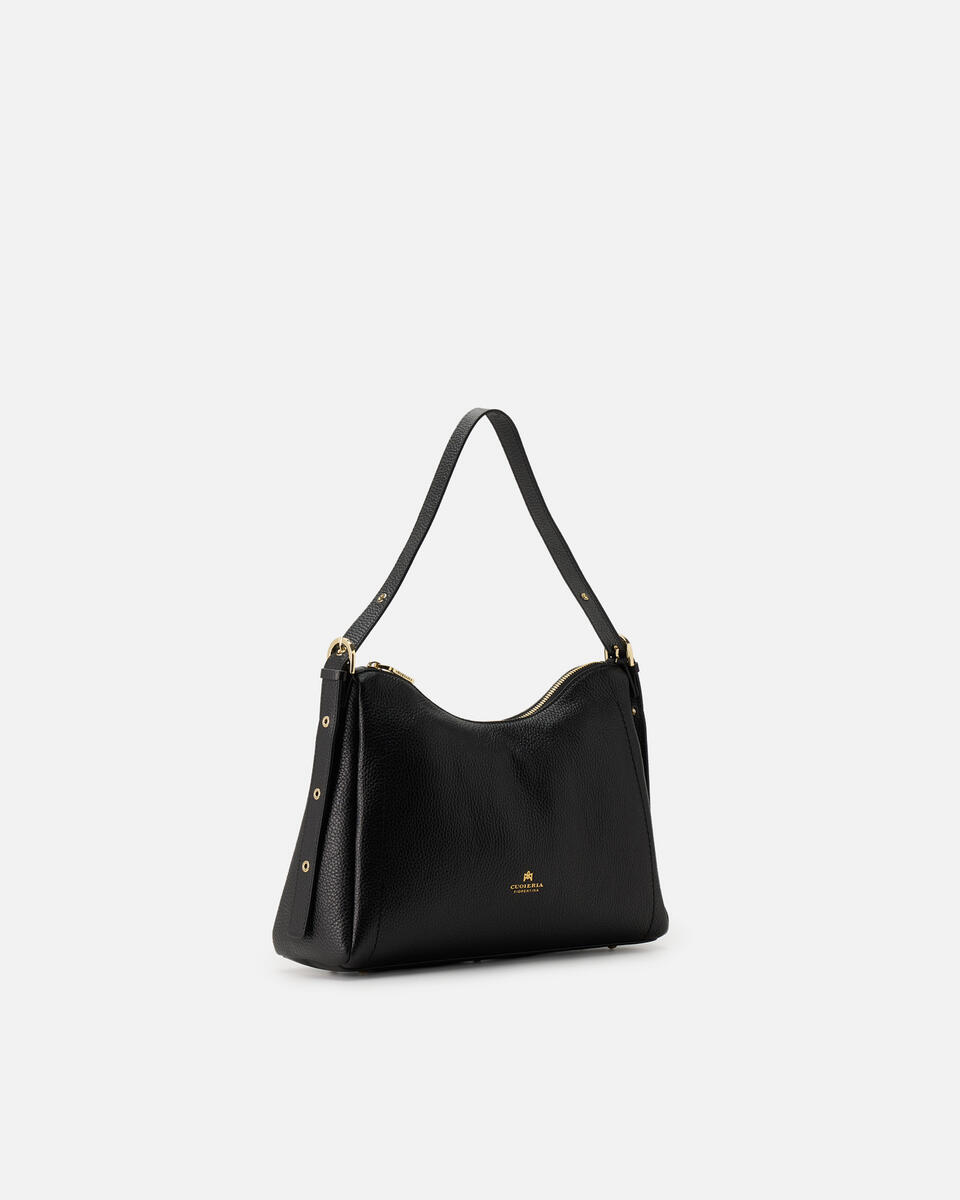 QUADRAT-SCHULTERTASCHE Schwarz  - Schultertaschen - Damen Taschen - Tasche - Cuoieria Fiorentina