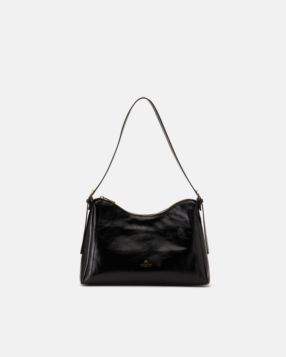 QUADRAT-SCHULTERTASCHE Schwarz  - Cuoieria Fiorentina