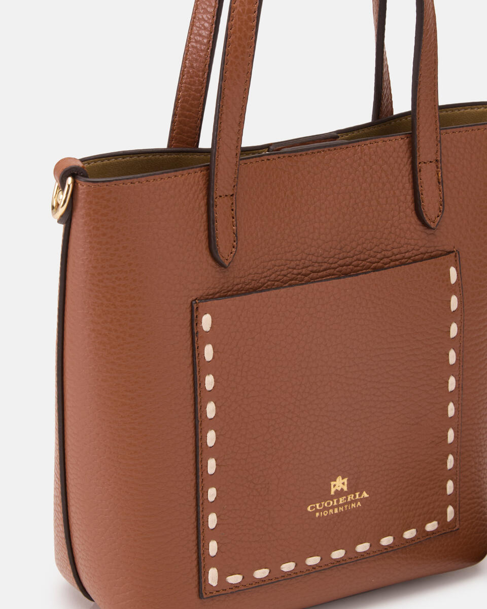 kleine handtasche Karamell  - Cuoieria Fiorentina