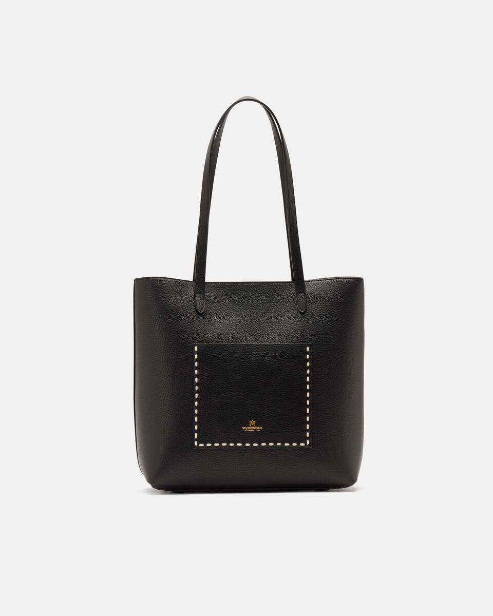 EINKAUFSTASCHE Schwarz  - Einkauftasche - Damen Taschen - Tasche - Cuoieria Fiorentina