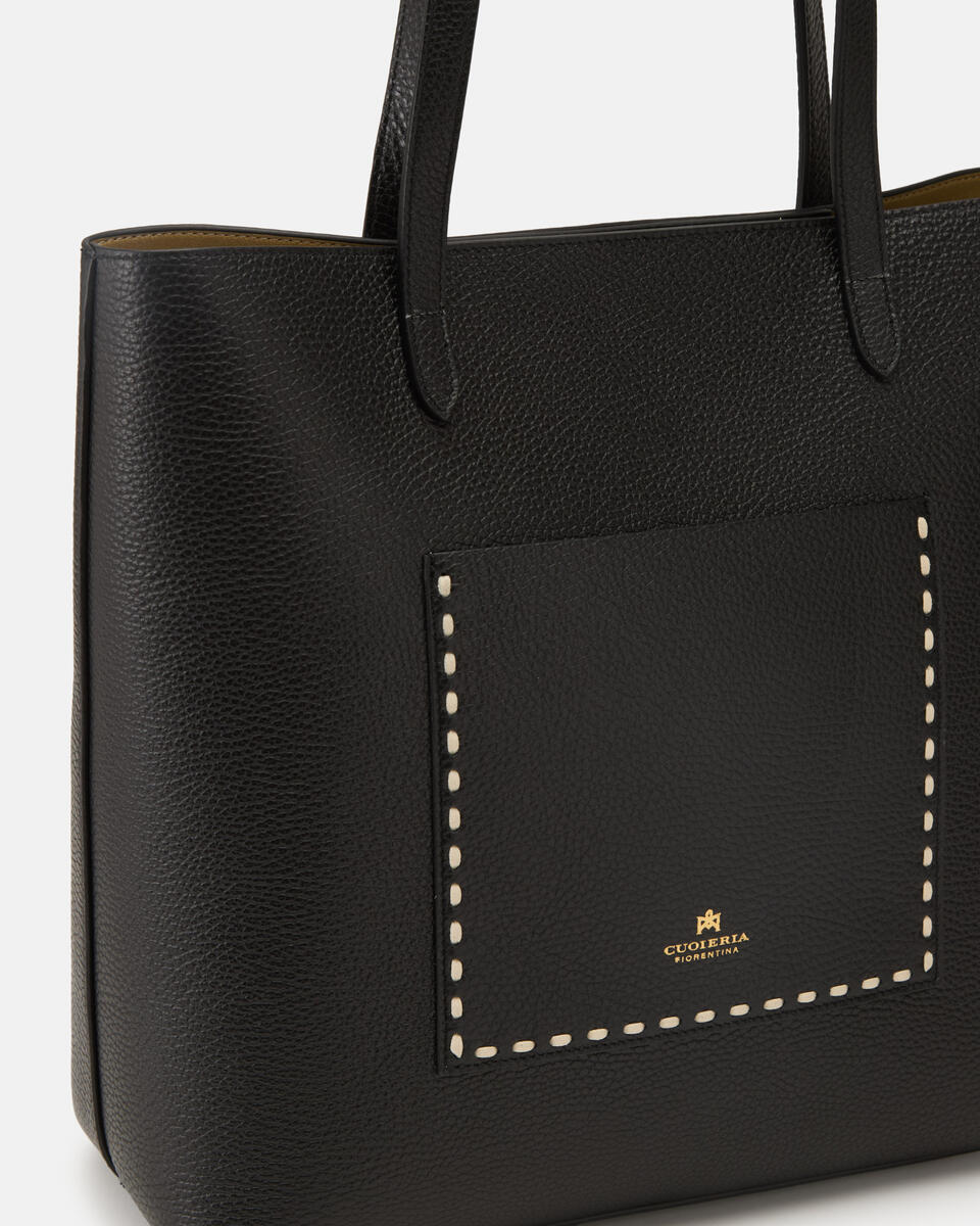 EINKAUFSTASCHE Schwarz  - Einkauftasche - Damen Taschen - Tasche - Cuoieria Fiorentina