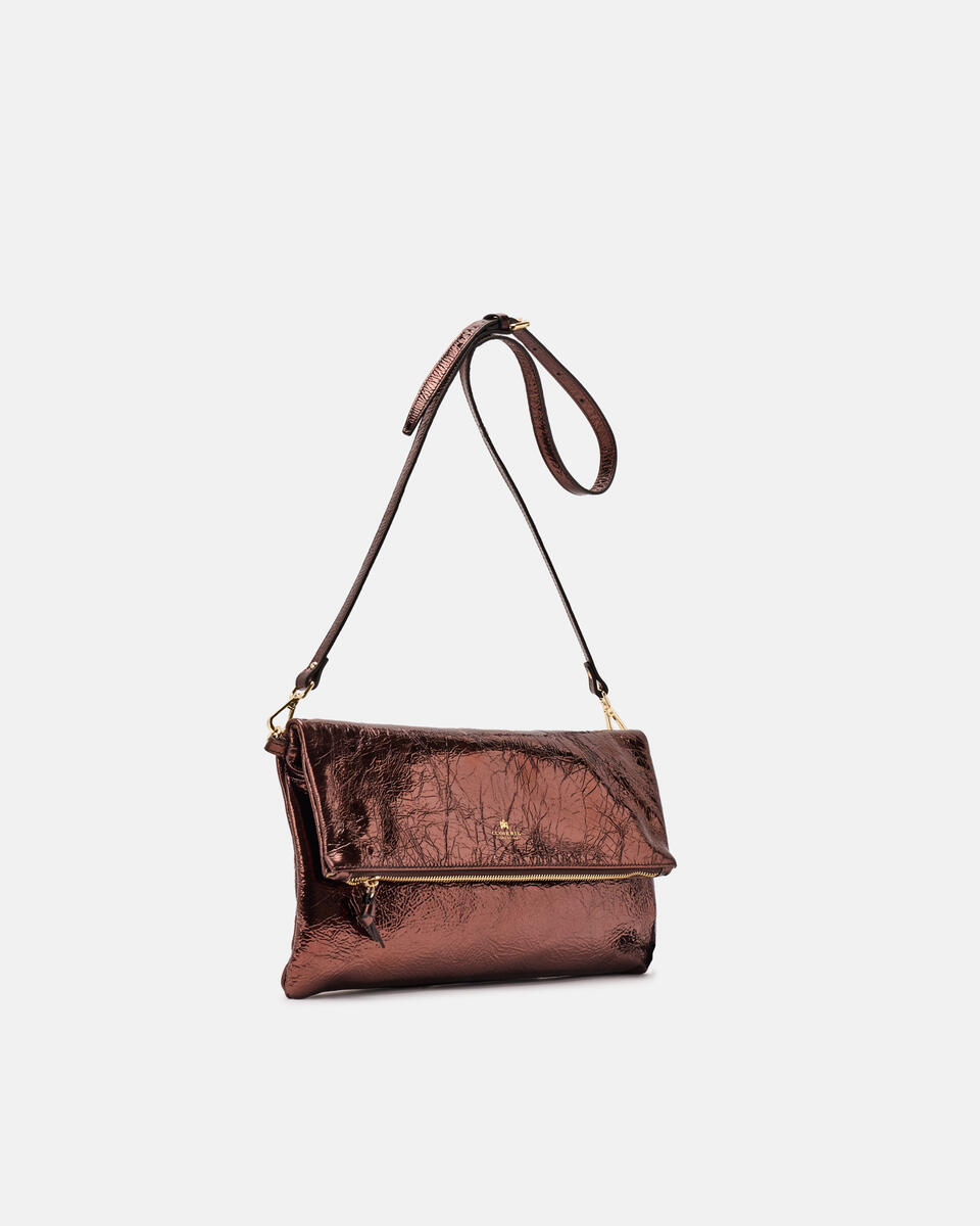 MAXI POUCH Schokolade  - Handtaschen - Damen Taschen - Tasche - Cuoieria Fiorentina