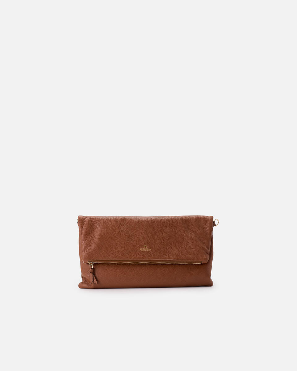 MAXI POUCH Karamell  - Handtaschen - Damen Taschen - Tasche - Cuoieria Fiorentina