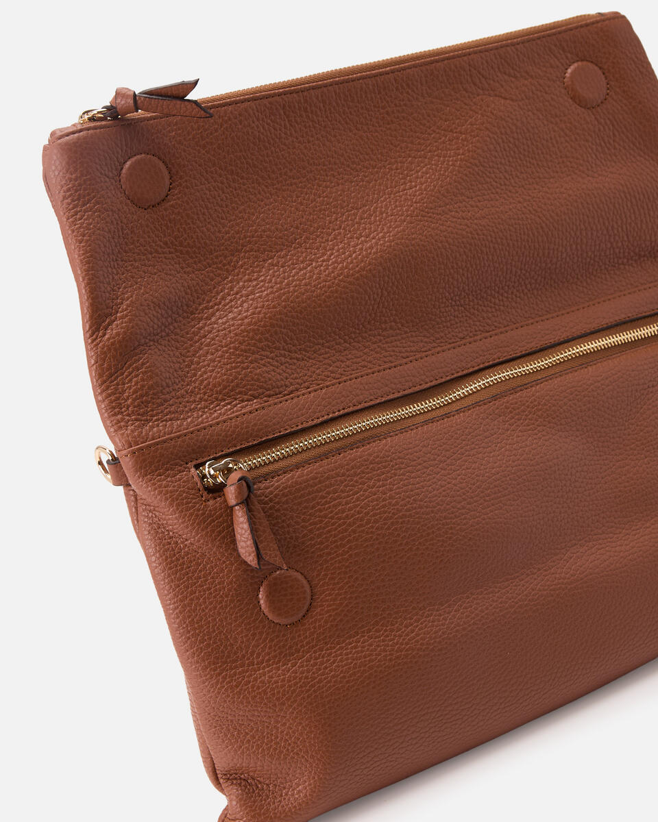 MAXI POUCH Karamell  - Handtaschen - Damen Taschen - Tasche - Cuoieria Fiorentina