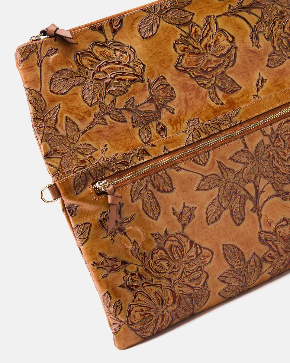 MAXI POUCH Beige  - Handtaschen - Damen Taschen - Tasche - Cuoieria Fiorentina