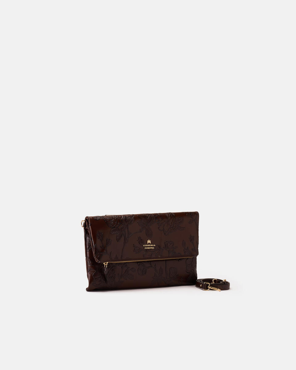 MAXI POUCH Mahagoni  - Handtaschen - Damen Taschen - Tasche - Cuoieria Fiorentina