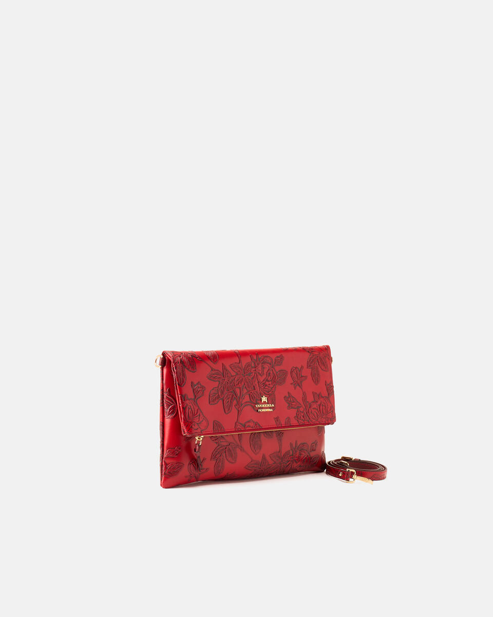 MAXI POUCH Rot  - Handtaschen - Damen Taschen - Tasche - Cuoieria Fiorentina
