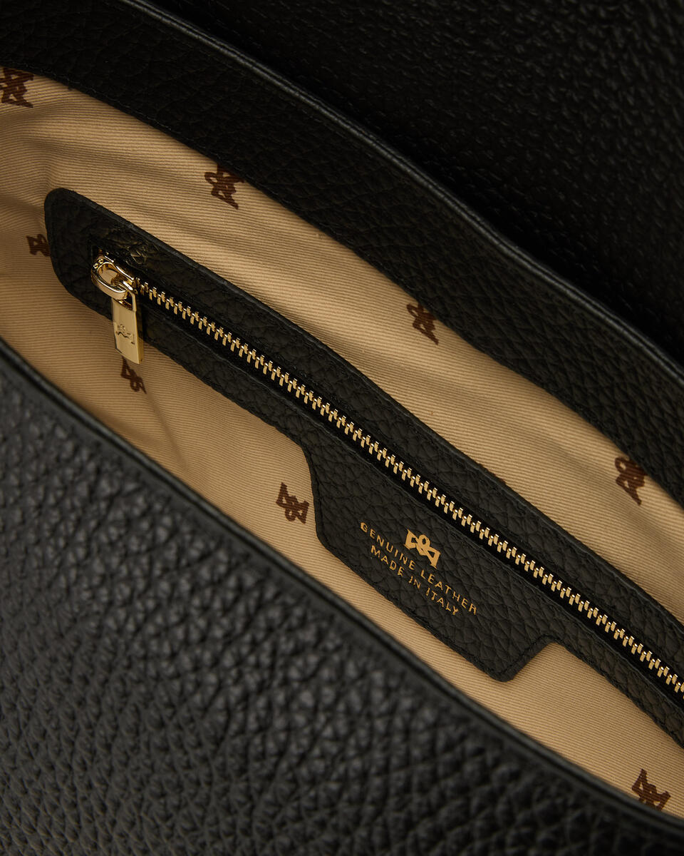 FLAP BAG Schwarz  - Cuoieria Fiorentina