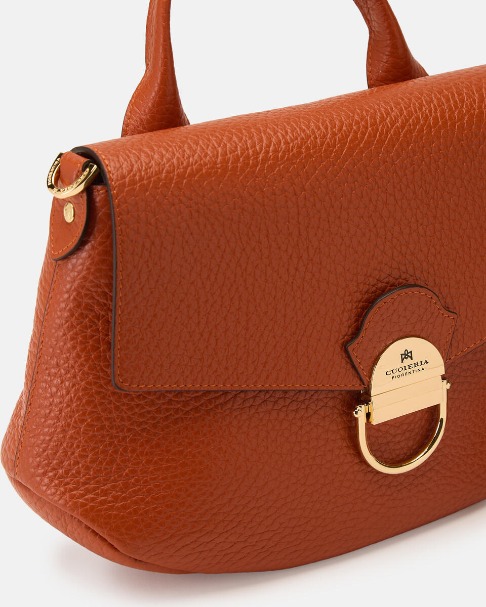 KLEINE FLAP BAG Orange  - Messanger - Damen Taschen - Tasche - Cuoieria Fiorentina