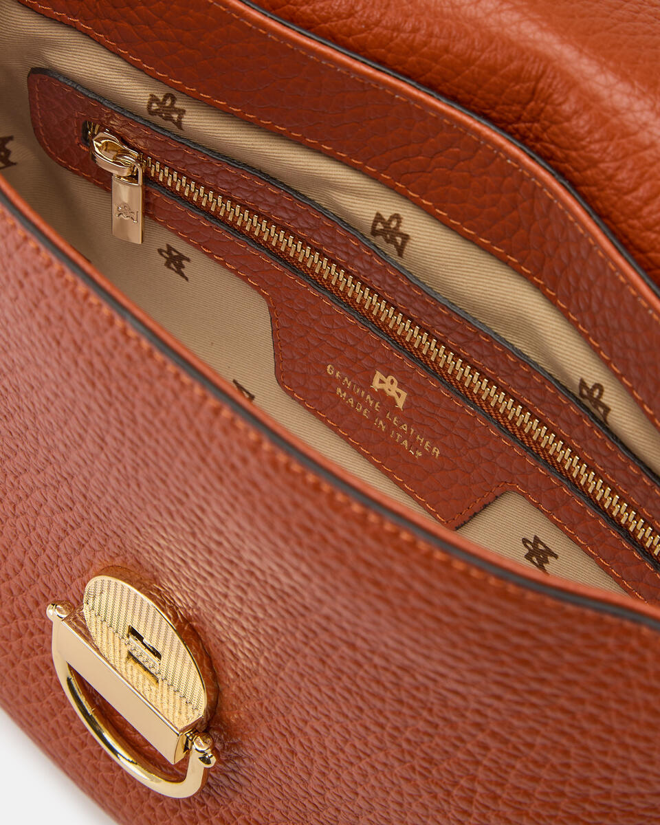 KLEINE FLAP BAG Orange  - Messanger - Damen Taschen - Tasche - Cuoieria Fiorentina